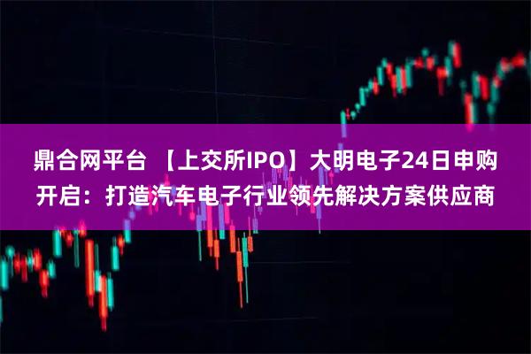 鼎合网平台 【上交所IPO】大明电子24日申购开启：打造汽车电子行业领先解决方案供应商