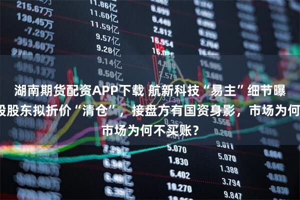 湖南期货配资APP下载 航新科技“易主”细节曝光：控股股东拟折价“清仓”，接盘方有国资身影，市场为何不买账？